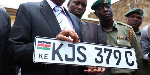 New Number Plates in Kenya